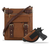Hannah Concealed Carry Lock and Key Crossbody